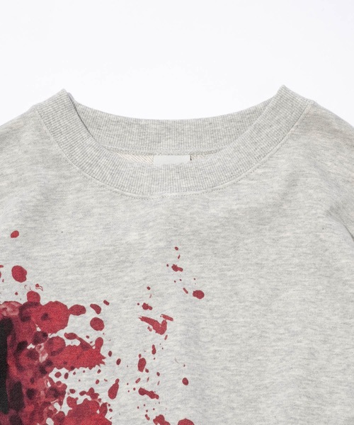 CASPER JOHN（キャスパージョン）の「Splat sweat/スプラットスウェット（スウェット・メンズ・ブラック/ホワイト・SMALL/X-SMALL/LARGE/MEDIUM）」の18枚目の写真