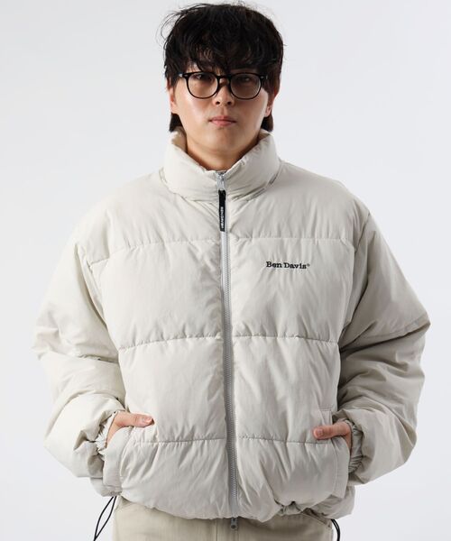 BEN DAVIS(ベンデイビス)の「【BEN DAVIS(ベンデイビス)】BD PUFFER JACKET / ダウンジャケット パッファー シンプルロゴ ユニセックス(ダウンジャケット/コート・メンズ・ブラック/オレンジ系その他3/アイボリー/その他1・X-LARGE/LARGE/MEDIUM)」の10枚目の写真