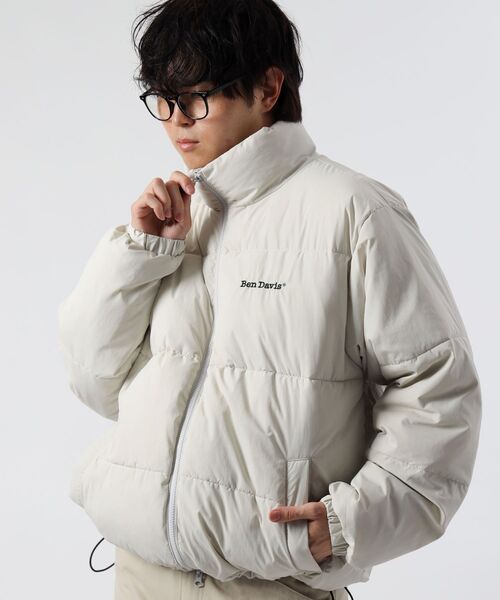 BEN DAVIS(ベンデイビス)の「【BEN DAVIS(ベンデイビス)】BD PUFFER JACKET / ダウンジャケット パッファー シンプルロゴ ユニセックス(ダウンジャケット/コート・メンズ・ブラック/オレンジ系その他3/アイボリー/その他1・X-LARGE/LARGE/MEDIUM)」の11枚目の写真