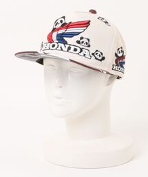 PANDIESTA（パンディエスタ）の「Honda×Pandiesta　トリコロールウイングフラットキャップ(M2)（キャップ）」