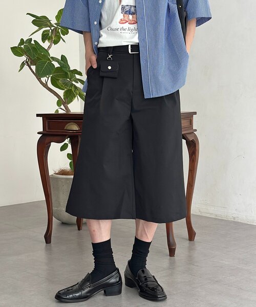 CPCM（シーピーシーエム）の「ベルト・ポーチ付きクオーターパンツ（その他パンツ・メンズ・ブラック/ベージュ・FREE）」の16枚目の写真