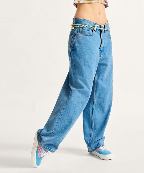 VANS（バンズ）の「チェック5 バギーデニムパンツ / CHECK-5 BAGGY DENIM PANT STONE VN0008NACDX1（デニムパンツ・メンズ・ブルー・33inch）」の5枚目の写真