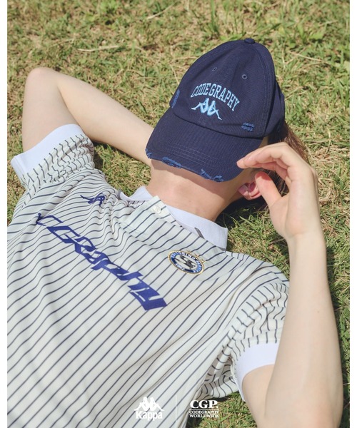 Kappa(カッパ)の「codegraphy KAPPA Football Jersey(Tシャツ/カットソー・メンズ・Navy/White・F/S)」の9枚目の写真
