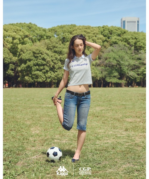 Kappa(カッパ)の「codegraphy KAPPA Football Jersey(Tシャツ/カットソー・メンズ・Navy/White・F/S)」の11枚目の写真