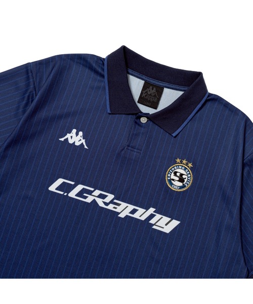 Kappa(カッパ)の「codegraphy KAPPA Football Jersey(Tシャツ/カットソー・メンズ・Navy/White・F/S)」の17枚目の写真