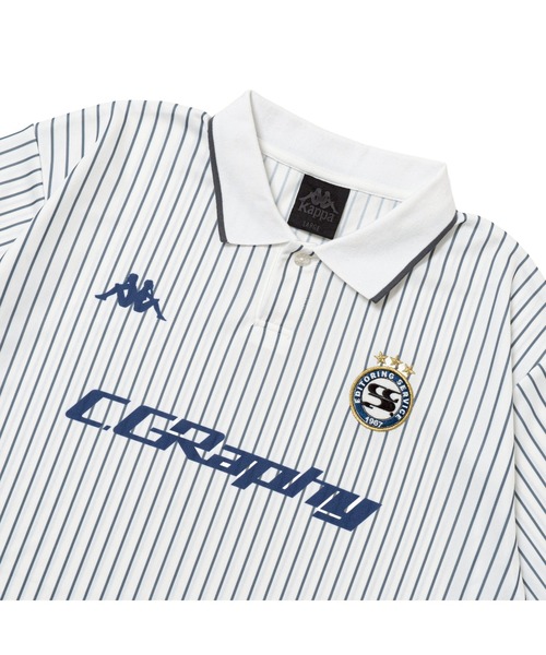 Kappa(カッパ)の「codegraphy KAPPA Football Jersey(Tシャツ/カットソー・メンズ・Navy/White・F/S)」の21枚目の写真