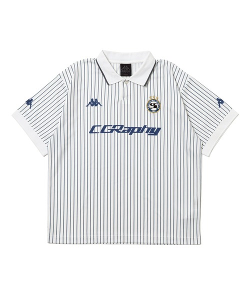 Kappa(カッパ)の「codegraphy KAPPA Football Jersey(Tシャツ/カットソー・メンズ・Navy/White・F/S)」の19枚目の写真