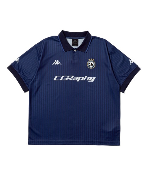 Kappa(カッパ)の「codegraphy KAPPA Football Jersey(Tシャツ/カットソー・メンズ・Navy/White・F/S)」の15枚目の写真