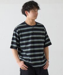 【ユニセックス/一部店舗限定】BM ボーダーヘンリーTEE
