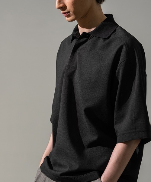 CITY TOKYO（シティトウキョウ）の「【CITY TOKYO】Cool-flex ﾎﾟﾛｼｬﾂ（Tシャツ/カットソー・メンズ・カーキ/ブラック・1/2）」の10枚目の写真