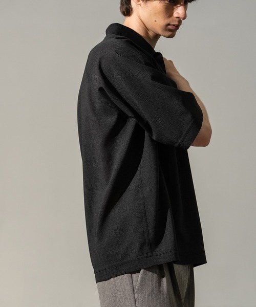CITY TOKYO（シティトウキョウ）の「【CITY TOKYO】Cool-flex ﾎﾟﾛｼｬﾂ（Tシャツ/カットソー・メンズ・カーキ/ブラック・1/2）」の11枚目の写真