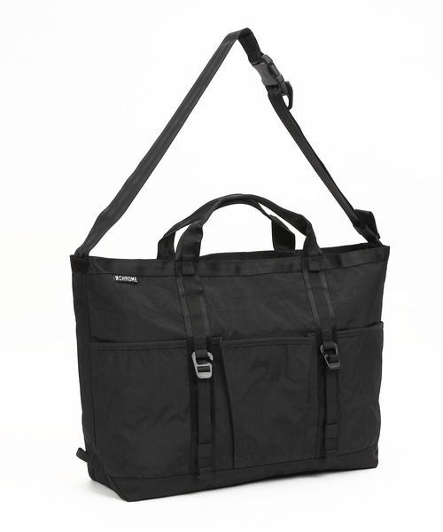 CHROME（クローム）の「［ CHROME / クローム ］GROCERY TOTE MSNGR 28L / グローサリー トート メッセンジャー 28L 耐水 トートバッグ 容量：28L（トートバッグ・メンズ・ブラック・FREE）」の3枚目の写真