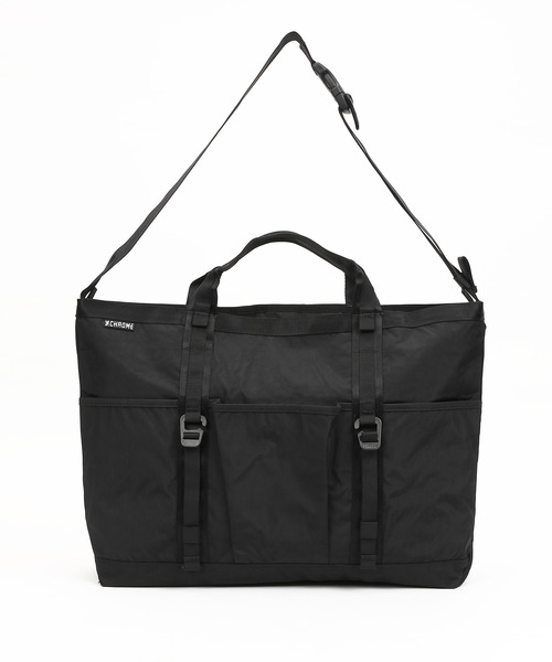 CHROME（クローム）の「［ CHROME / クローム ］GROCERY TOTE MSNGR 28L / グローサリー トート メッセンジャー 28L 耐水 トートバッグ 容量：28L（トートバッグ・メンズ・ブラック・FREE）」の4枚目の写真