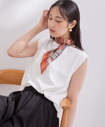 OPAQUE.CLIP | 【UV/接触冷感】スーパーアイス ノースリーブカットソー《洗濯機OK》(Tシャツ/カットソー)
