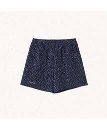 Kkot banji 反ジ フラワースティッチ ワッフルバンディングショーツ_2color