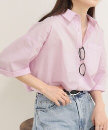 fredy emue | 【人気につき半袖Ver.で再登場】汗染み軽減加工COTTON半袖シャツブルゾン(シャツ/ブラウス)