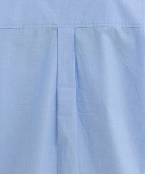 fredy emue(フレディエミュ)の「【人気につき半袖Ver.で再登場】汗染み軽減加工COTTON半袖シャツブルゾン(シャツ/ブラウス・レディース・ブルー系その他/サックスブルー/ピンク/ブラウン系その他・38)」の10枚目の写真