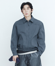 THEENDQUESTION（ジエンドクエスチョン）の「Zip-up blouson jumper / DARK GRAY（ブルゾン）」