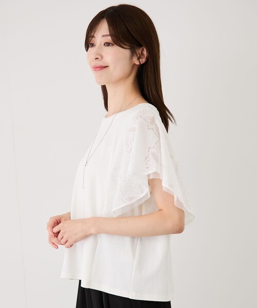 Jayro(ジャイロ)の「レースガーランドプルオーバー(Tシャツ/カットソー・レディース・ブラック/ホワイト系その他・M)」の11枚目の写真