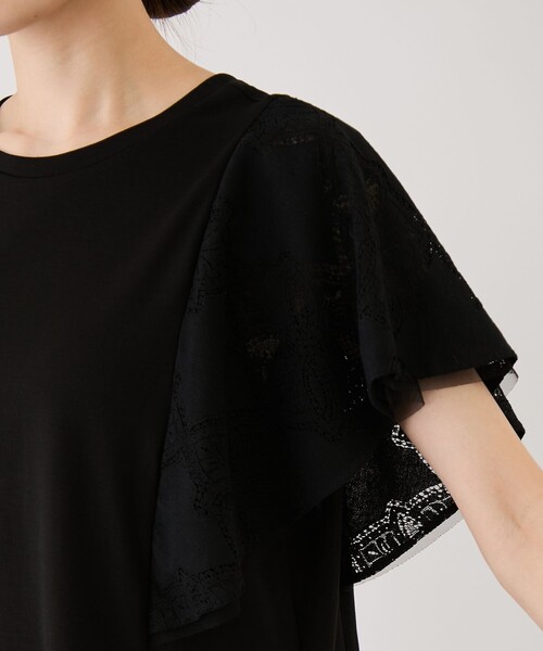 Jayro(ジャイロ)の「レースガーランドプルオーバー(Tシャツ/カットソー・レディース・ブラック/ホワイト系その他・M)」の21枚目の写真