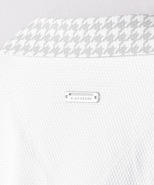 St ANDREWS(セントアンドリュース)の「【St ANDREWS】【吸水速乾】【UVカット】ポップコーンストレッチ半袖ポロシャツ (MENS)(ポロシャツ・メンズ・ピンク/ネイビー/ホワイト・LL/M/L)」の9枚目の写真