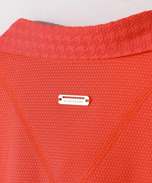 St ANDREWS(セントアンドリュース)の「【St ANDREWS】【吸水速乾】【UVカット】ポップコーンストレッチ半袖ポロシャツ (MENS)(ポロシャツ・メンズ・ピンク/ネイビー/ホワイト・LL/M/L)」の16枚目の写真