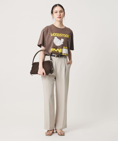 BEAUTY&YOUTH UNITED ARROWS(ビューティーアンドユースユナイテッドアローズ)の「レギュラー ストレート タックパンツ ウォッシャブル 防シワ(その他パンツ・レディース・ブラック/ブラウン系/ナチュラル・L/XS/S/M)」の12枚目の写真