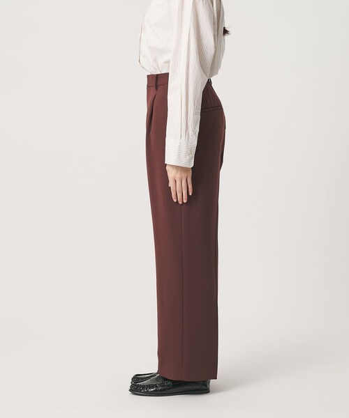 BEAUTY&YOUTH UNITED ARROWS(ビューティーアンドユースユナイテッドアローズ)の「レギュラー ストレート タックパンツ ウォッシャブル 防シワ(その他パンツ・レディース・ブラック/ブラウン系/ナチュラル・L/XS/S/M)」の14枚目の写真