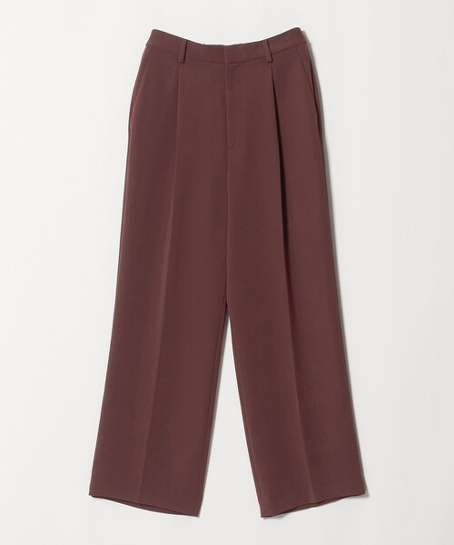 BEAUTY&YOUTH UNITED ARROWS(ビューティーアンドユースユナイテッドアローズ)の「レギュラー ストレート タックパンツ ウォッシャブル 防シワ(その他パンツ・レディース・ブラック/ブラウン系/ナチュラル・L/XS/S/M)」の16枚目の写真