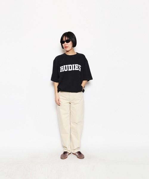 RUDIE'S(ルーディーズ)の「MIGHTY TEE(Tシャツ/カットソー・メンズ・レッド/ブラック/アイボリー・XL/M/L/XXL)」の1枚目の写真
