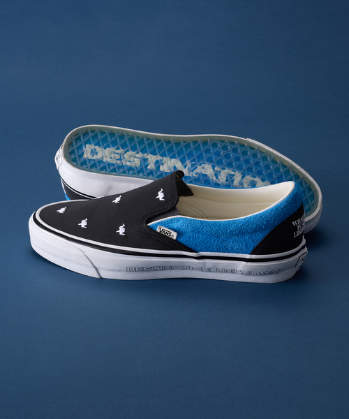 Liberaiders(リベレイダース)の「Liberaiders / リベレイダース × VANS / ヴァンズ LX クラシック スリッポン 98(スリッポン・メンズ・ブラック・29cm/28cm/27.5cm/27cm/26.5cm/26cm)」の4枚目の写真