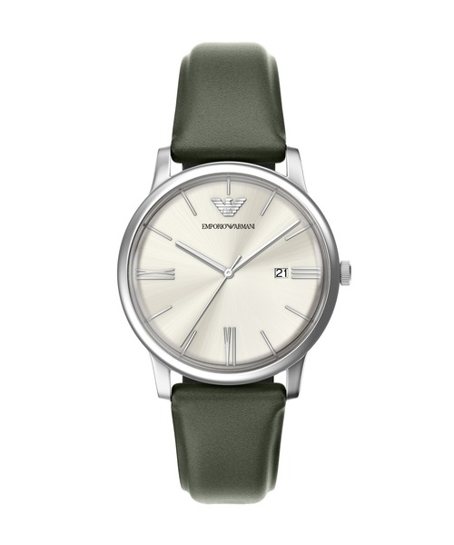 EMPORIO ARMANI(エンポリオアルマーニ)の「エンポリオ・アルマーニ 腕時計 メンズ アナログ レザー AR11811(アナログ腕時計・メンズ・グリーン・FREE)」の1枚目の写真