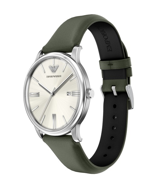 EMPORIO ARMANI(エンポリオアルマーニ)の「エンポリオ・アルマーニ 腕時計 メンズ アナログ レザー AR11811(アナログ腕時計・メンズ・グリーン・FREE)」の6枚目の写真