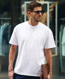 Premiumビッグサイズ半袖Tシャツ メンズ カットソー 肉厚 インナー オーバーサイズ 夏服