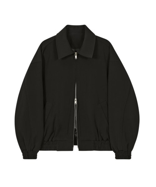 VIVABROWN（ビバブラウン）の「85-VIVA015 [ニュートラル] カラーブルゾン ミニマルジャケット ブラック（ブルゾン・レディース・その他・FREE）」の14枚目の写真