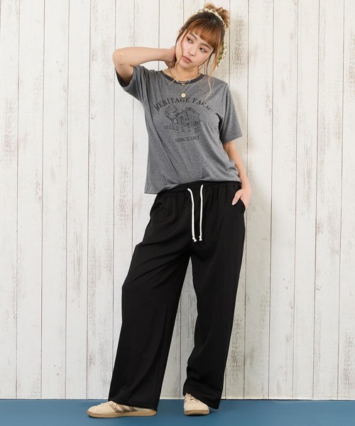 anap mimpi(アナップミンピ)の「リラックス イージーパンツ(その他パンツ・レディース・ブラック/ピンク・F)」の21枚目の写真