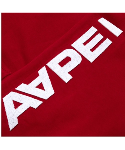 AAPE BY A BATHING APE(エーエイプバイアベイシングエイプ)の「AAPE NOW ZIP UP HOODIE(パーカー・メンズ・ブラック/レッド・LARGE/XX-LARGE/X-LARGE/MEDIUM/SMALL)」の12枚目の写真