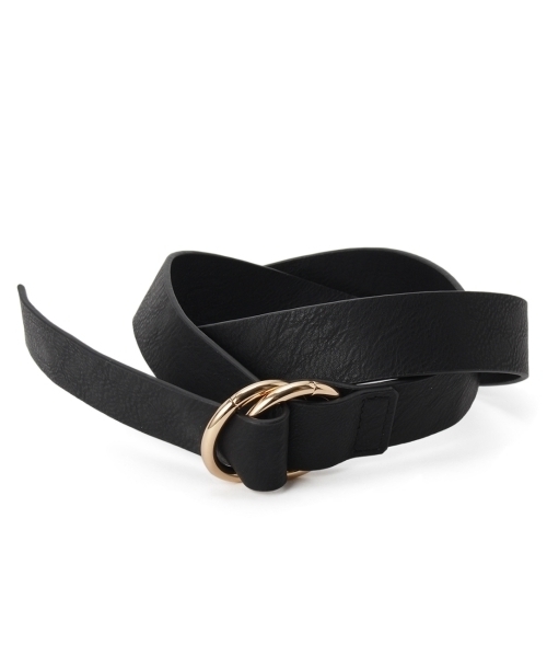 grove（グローブ）の「丸カンレザー調ベルト（ベルト・レディース・ホワイト/ブラウン/ブラック・00）」の3枚目の写真