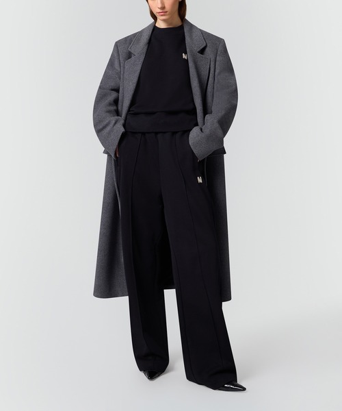 MSGM(エムエスジーエム)の「TheMwave モノグラムパッチ スウェットシャツ(スウェット・レディース・ブラック・S/L/M)」の4枚目の写真