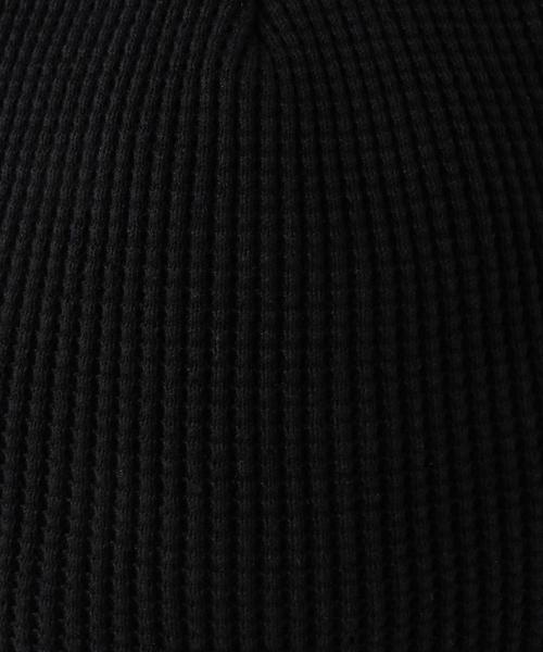BEAUTY&YOUTH UNITED ARROWS（ビューティーアンドユースユナイテッドアローズ）の「BY コットン サーマル ビーニー◆（ニットキャップ/ビーニー・メンズ・グレー/ホワイト/ブラック・FREE）」の5枚目の写真