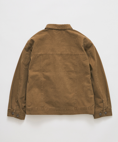 JOURNAL STANDARD(ジャーナルスタンダード)の「ヴィンテージ ツイル ワーク ジャケット(その他アウター・メンズ・ブラック/ベージュ/パープル・MEDIUM/LARGE)」の6枚目の写真
