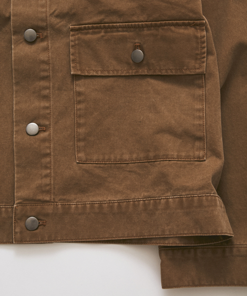 JOURNAL STANDARD(ジャーナルスタンダード)の「ヴィンテージ ツイル ワーク ジャケット(その他アウター・メンズ・ブラック/ベージュ/パープル・MEDIUM/LARGE)」の8枚目の写真