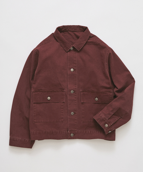 JOURNAL STANDARD(ジャーナルスタンダード)の「ヴィンテージ ツイル ワーク ジャケット(その他アウター・メンズ・ブラック/ベージュ/パープル・MEDIUM/LARGE)」の10枚目の写真