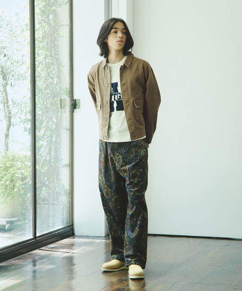 JOURNAL STANDARD(ジャーナルスタンダード)の「ヴィンテージ ツイル ワーク ジャケット(その他アウター・メンズ・ブラック/ベージュ/パープル・MEDIUM/LARGE)」の12枚目の写真