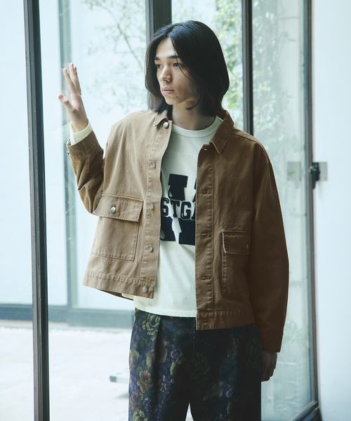 JOURNAL STANDARD(ジャーナルスタンダード)の「ヴィンテージ ツイル ワーク ジャケット(その他アウター・メンズ・ブラック/ベージュ/パープル・MEDIUM/LARGE)」の14枚目の写真