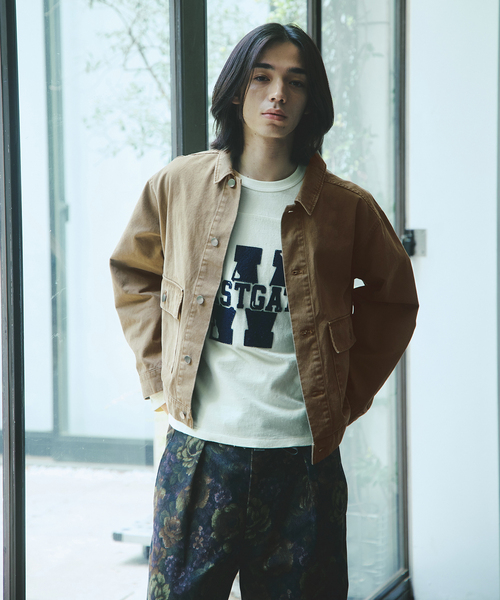 JOURNAL STANDARD(ジャーナルスタンダード)の「ヴィンテージ ツイル ワーク ジャケット(その他アウター・メンズ・ブラック/ベージュ/パープル・MEDIUM/LARGE)」の15枚目の写真