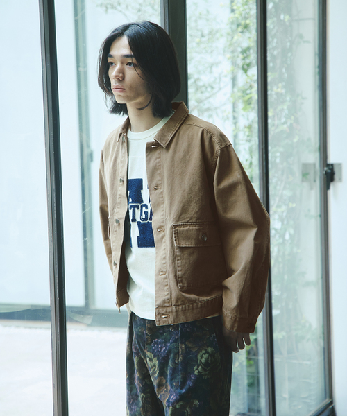 JOURNAL STANDARD(ジャーナルスタンダード)の「ヴィンテージ ツイル ワーク ジャケット(その他アウター・メンズ・ブラック/ベージュ/パープル・MEDIUM/LARGE)」の16枚目の写真