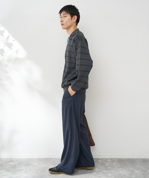 B.C STOCK(ベーセーストック)の「MILANORIB SKIPPER SHIRTS(ニット/セーター・メンズ・チャコールグレー/ブラウン/アイボリー・MEDIUM/LARGE)」の11枚目の写真