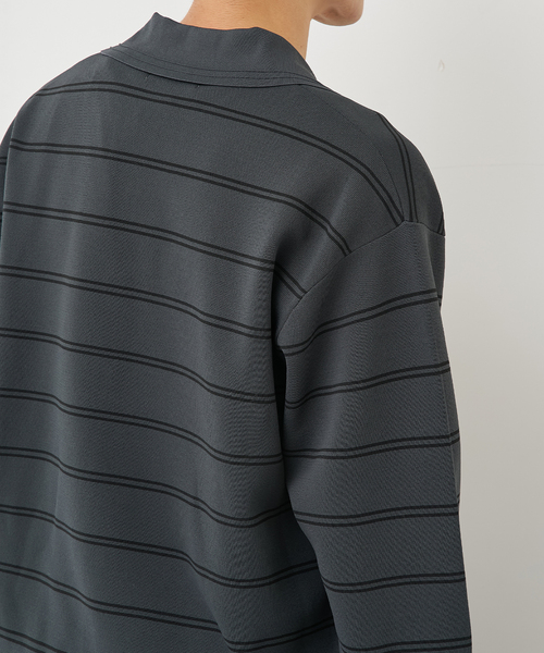 B.C STOCK(ベーセーストック)の「MILANORIB SKIPPER SHIRTS(ニット/セーター・メンズ・チャコールグレー/ブラウン/アイボリー・MEDIUM/LARGE)」の20枚目の写真