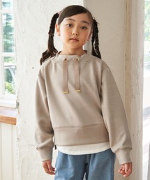 ikka | ダンボールレイヤースピンドルプルオーバー（120~160cm）(スウェット)